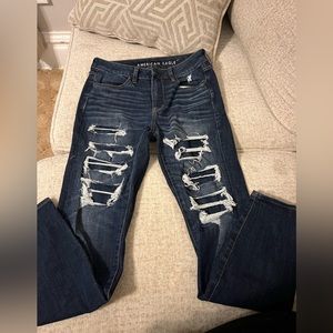 American Eagle skinny jeans.